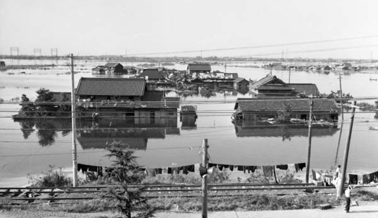 伊勢湾台風当時の写真